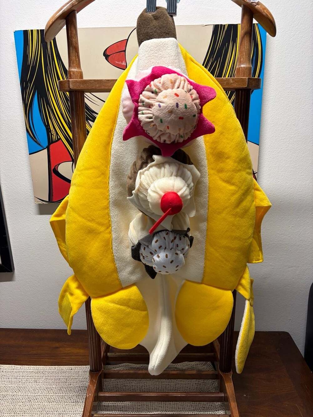 Moonlight Maker Banana Split Dog Costume Large